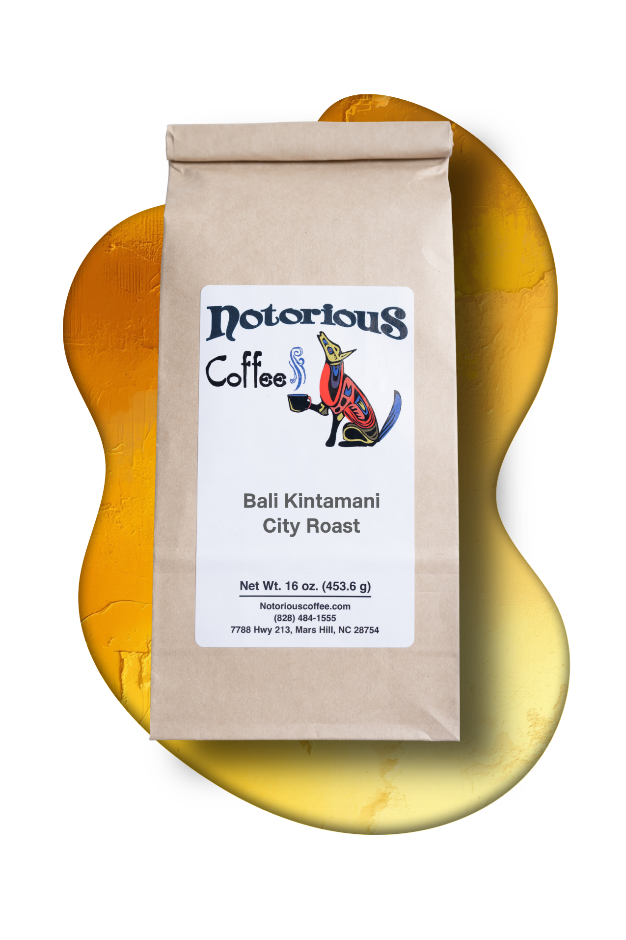 Bali Kintamani coffee beans bag