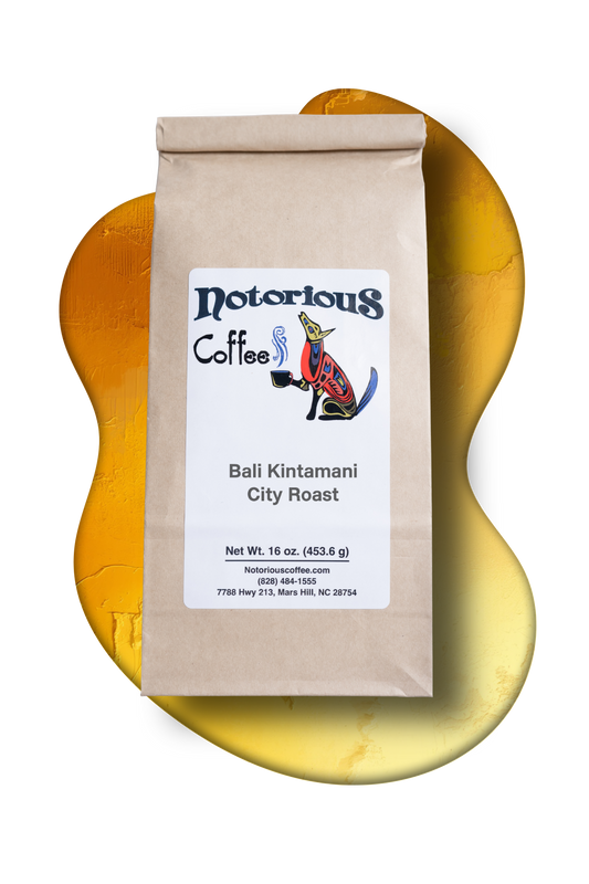 Bali Kintamani coffee beans bag