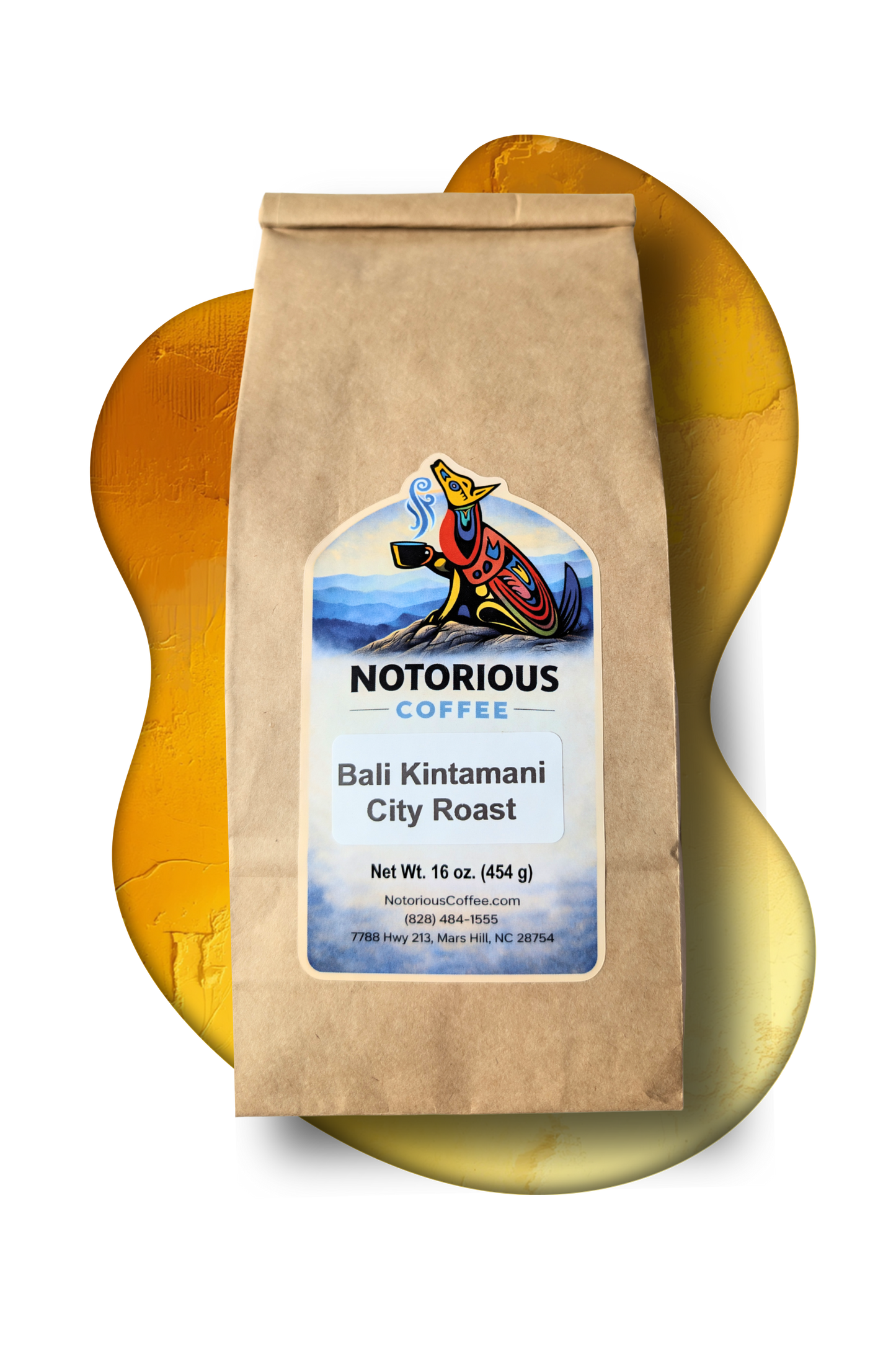 Bali Kintamani coffee beans bag