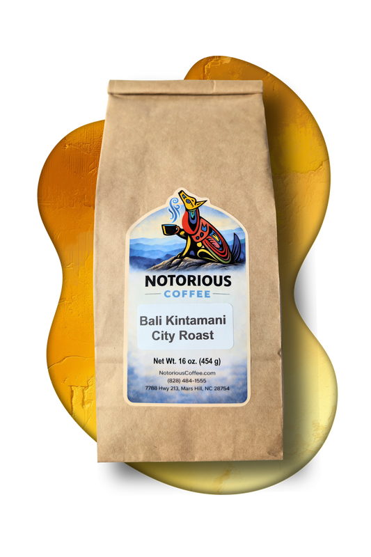 Bali Kintamani coffee beans bag