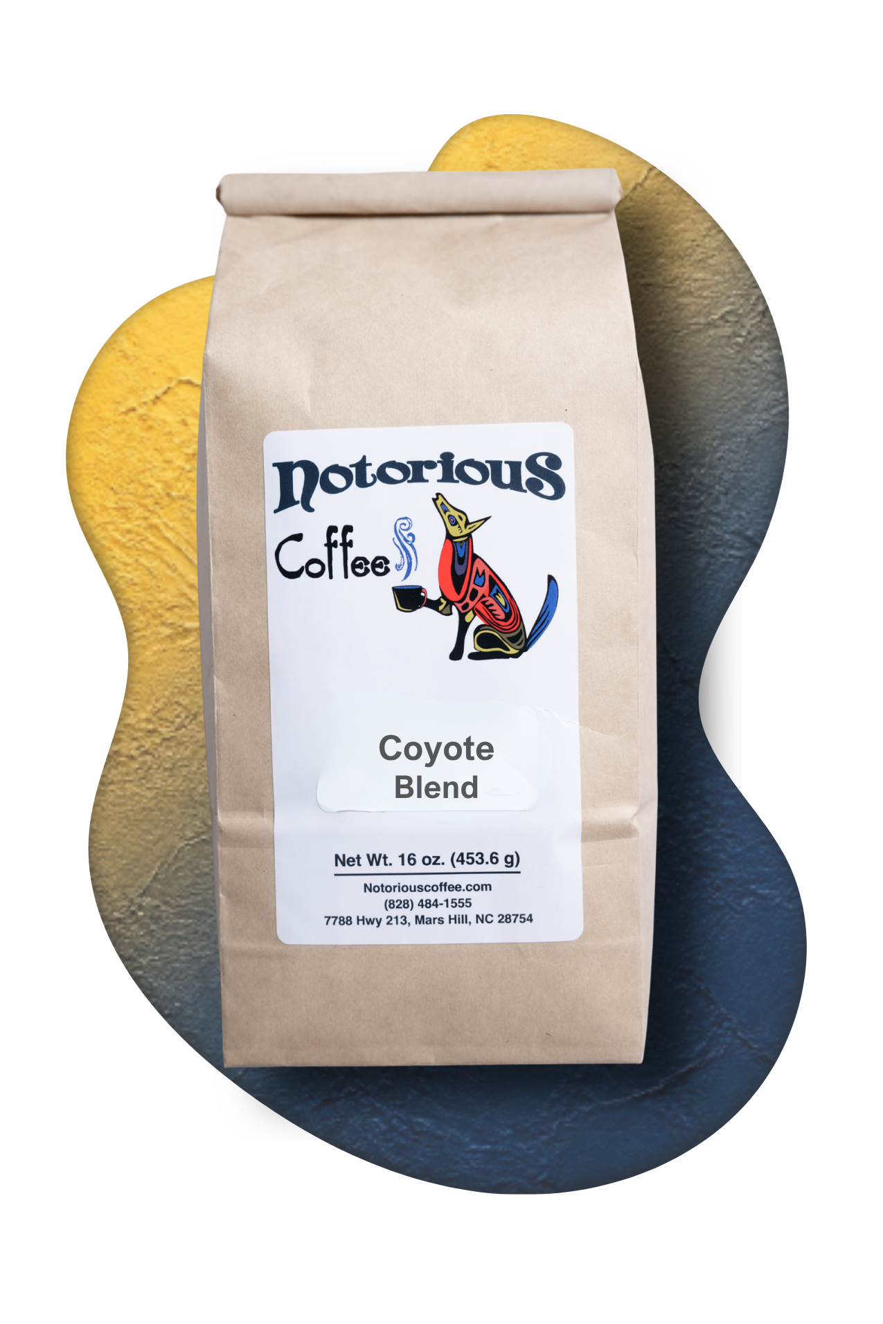 Coyote Blend coffee beans bag