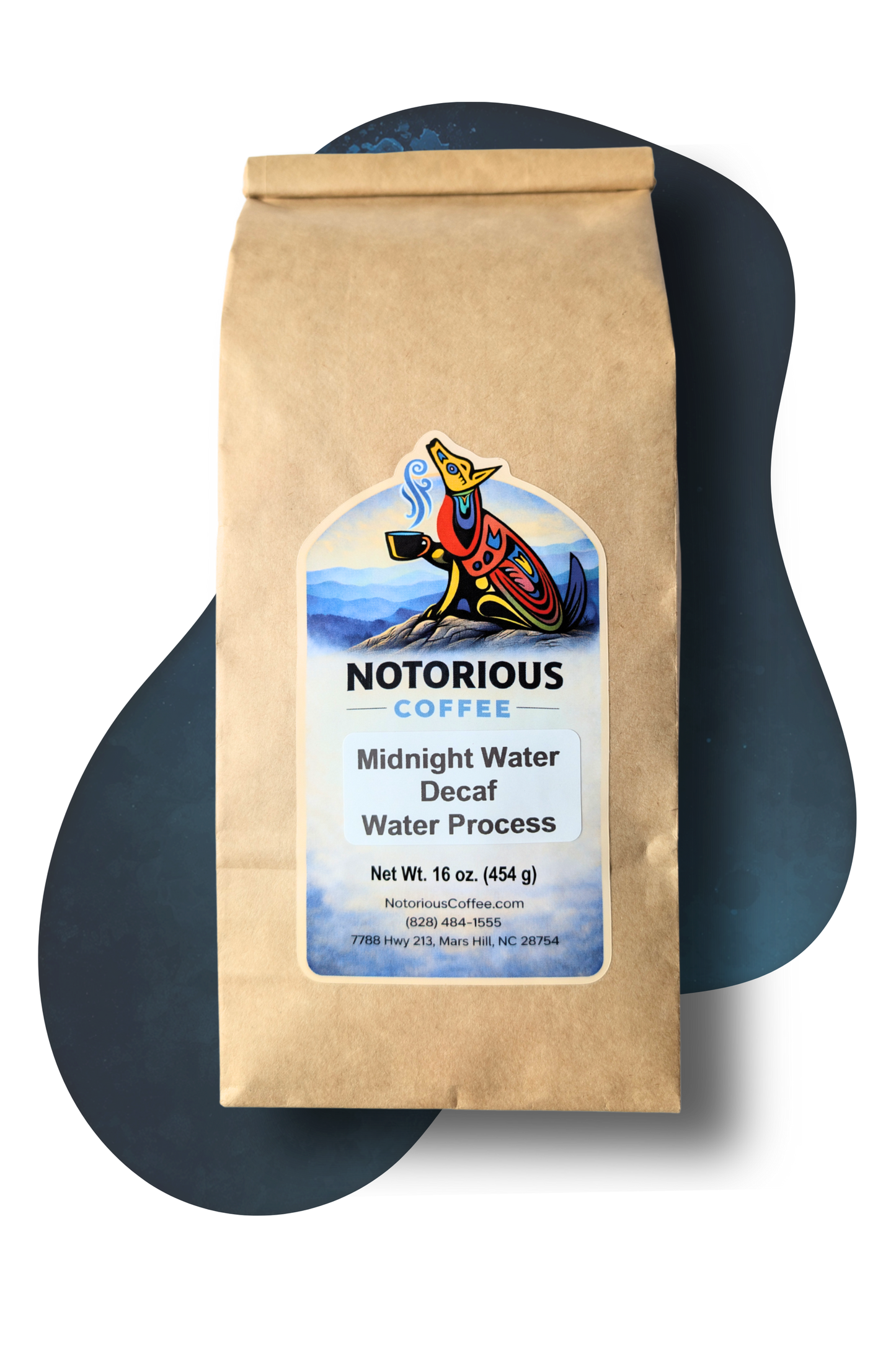 Swiss Water Decaf coffee beans bag