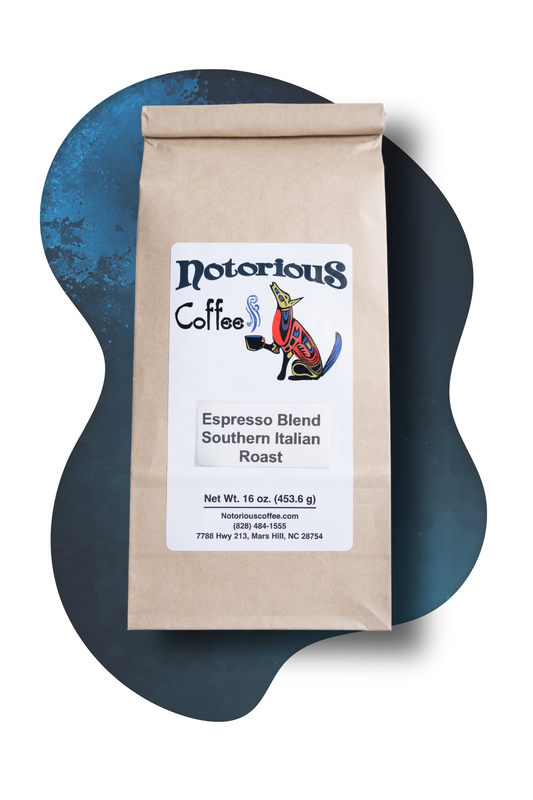 Southern Italian Espresso Blend coffee beans bag
