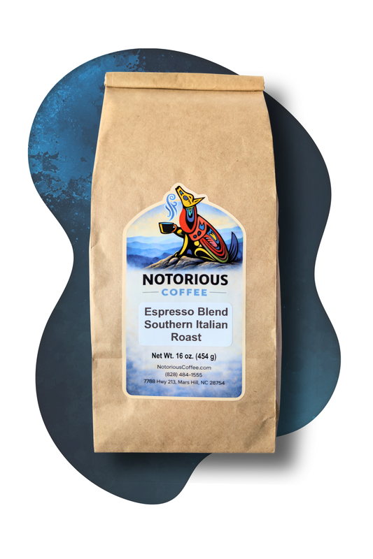 Southern Italian Espresso Blend coffee beans bag