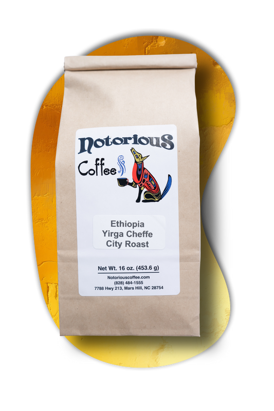 Ethiopia Yirga Cheffe coffee beans bag