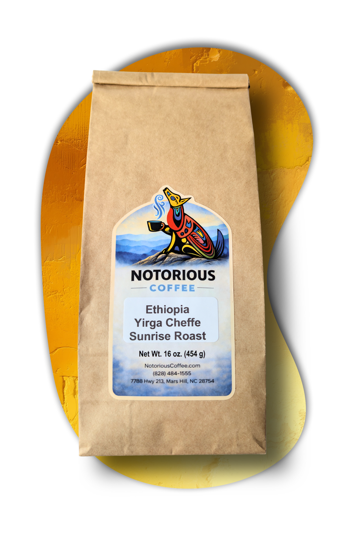Ethiopia Sunrise coffee beans bag