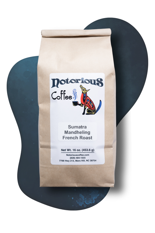 Sumatra Mandheling coffee beans bag