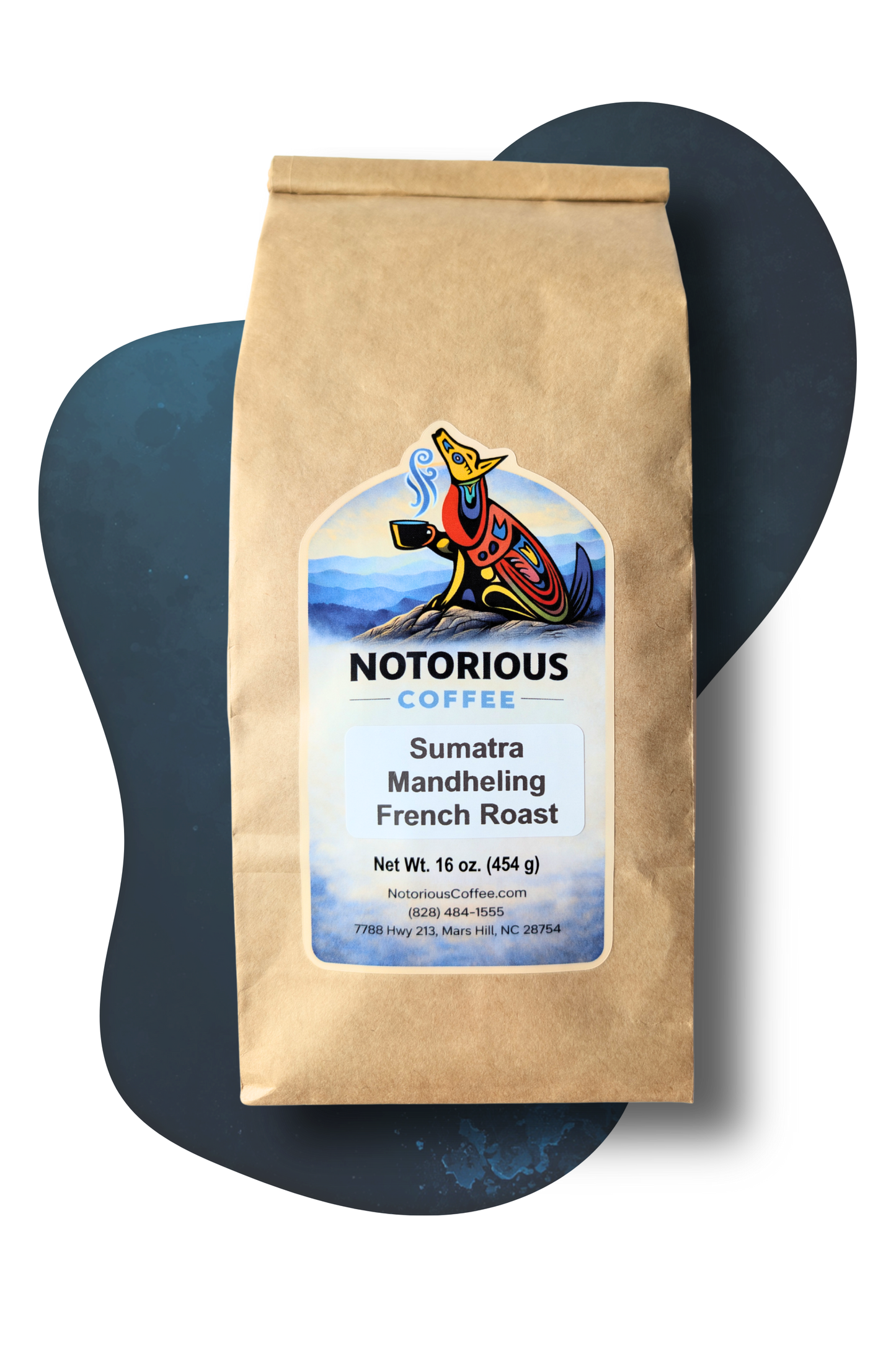 Sumatra Mandheling coffee beans bag
