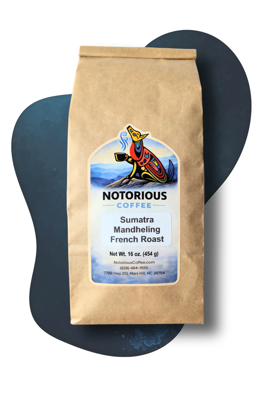 Sumatra Mandheling coffee beans bag